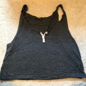 Gray 3-button Brandy Melville tank